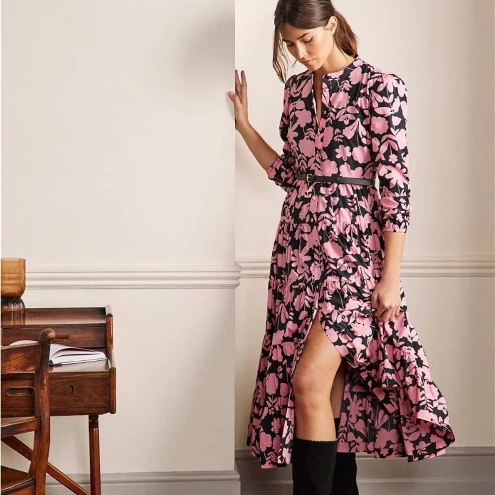 Boden Multi Tiered Maxi Dress